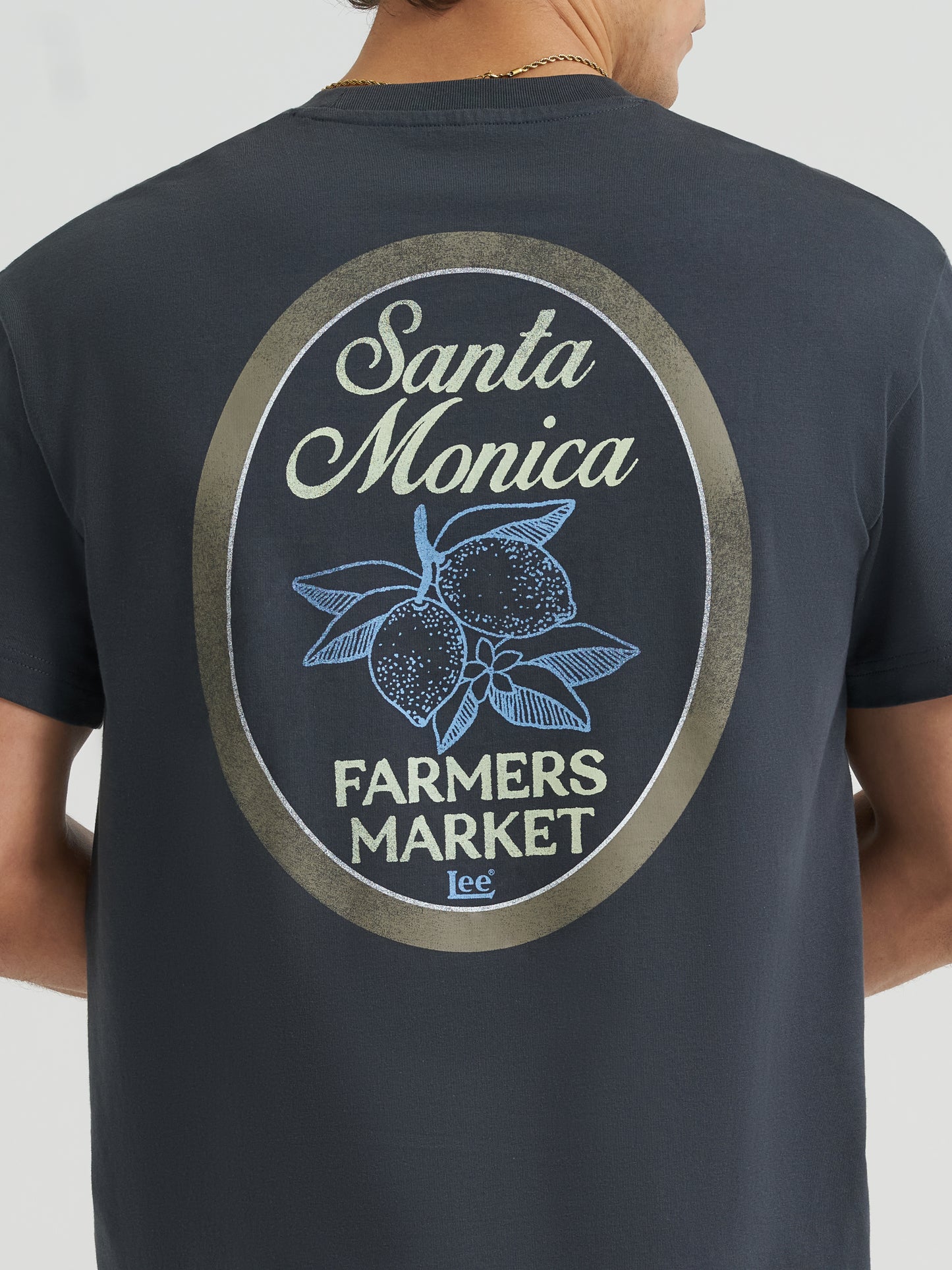 Santa Monica Tee - Washed Black
