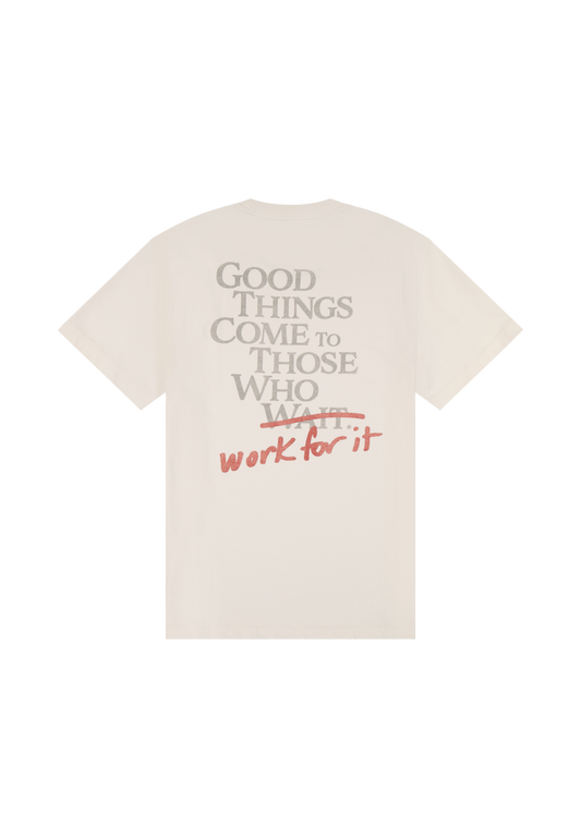 WW Work For It Tee - Natural
