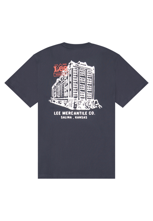 Workwear Building Tee - Rebel Navy