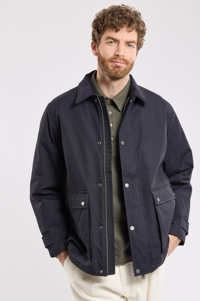 Matalasseé Quilted Jacket - Rich Navy