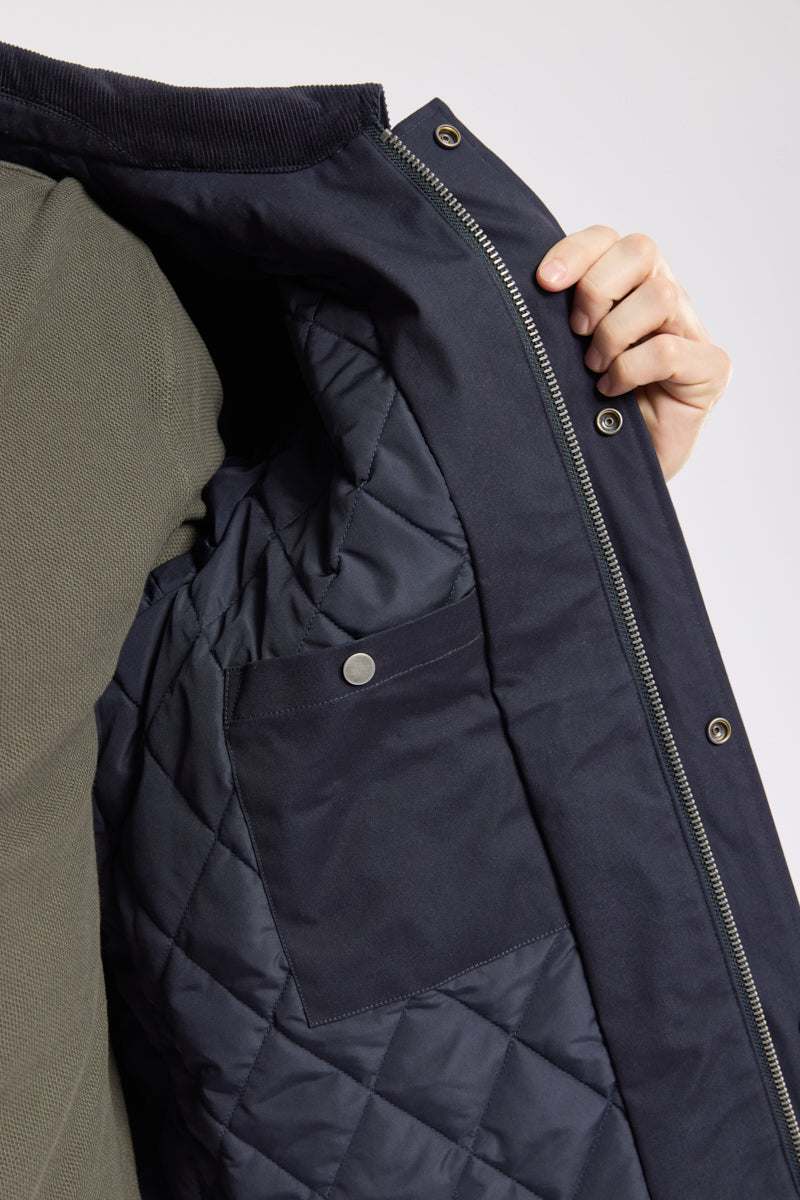 Matalasseé Quilted Jacket - Rich Navy