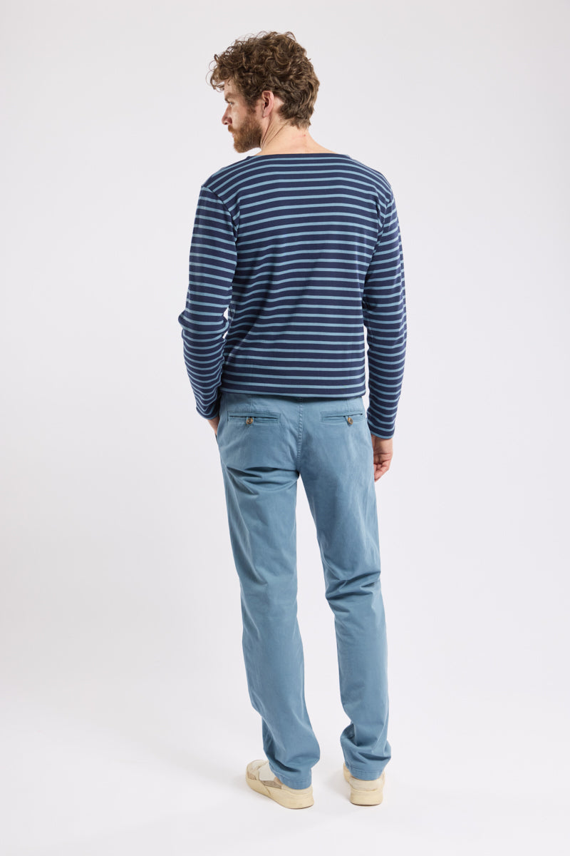 Tanis Chino Trouser - Bluefin