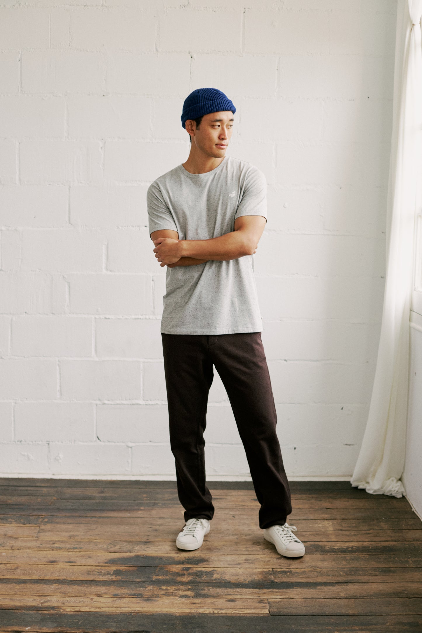 Bird Neeps Tee - Grey Melange