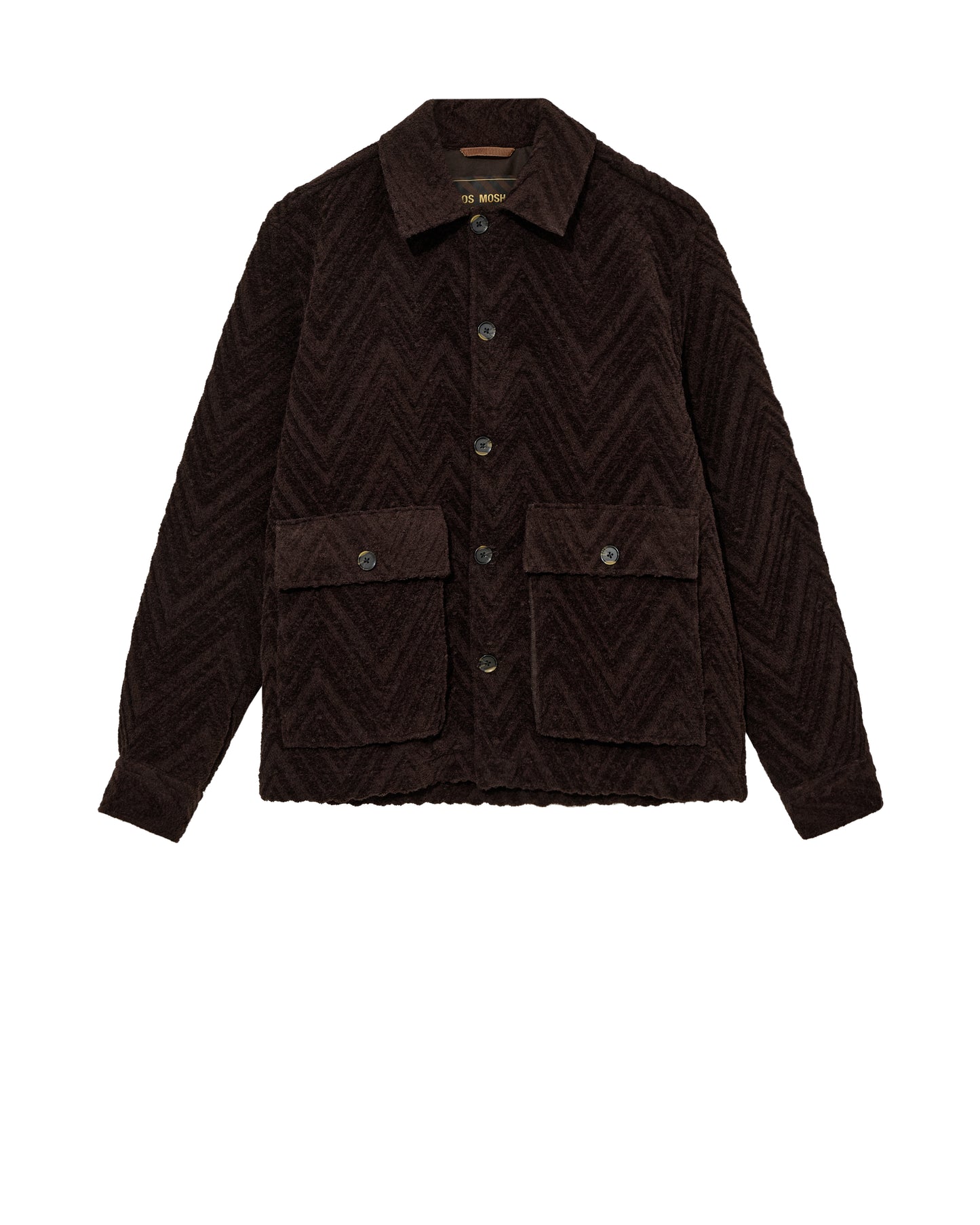 Luis Clair Jacquard Jacket - Chocolate Brown
