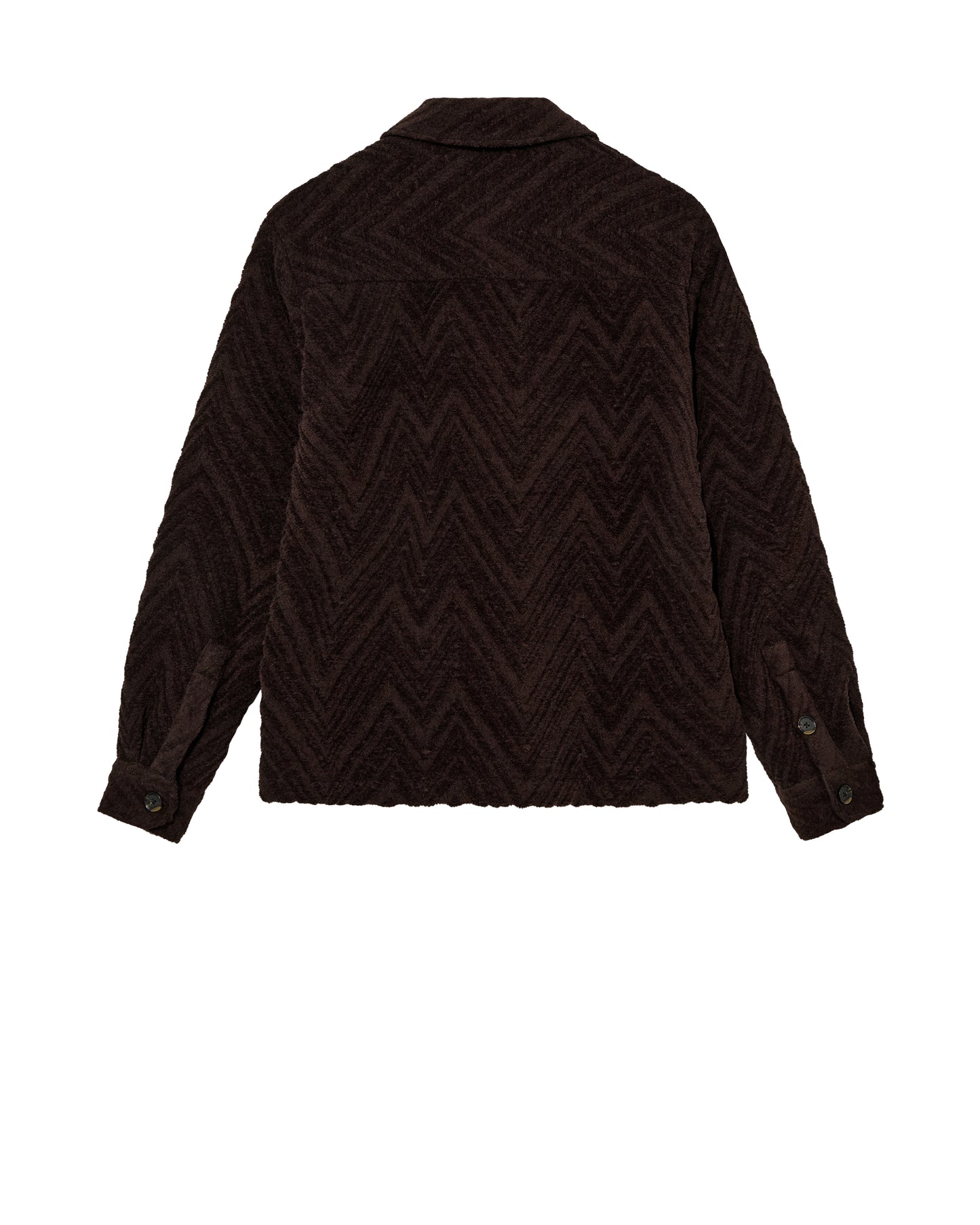 Luis Clair Jacquard Jacket - Chocolate Brown