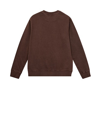 French Faded Sweatshirt - Chocolate Brown