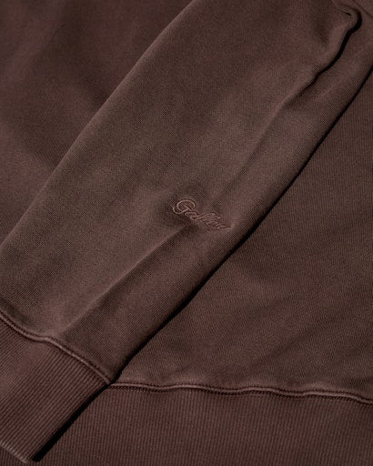 French Faded Sweatshirt - Chocolate Brown