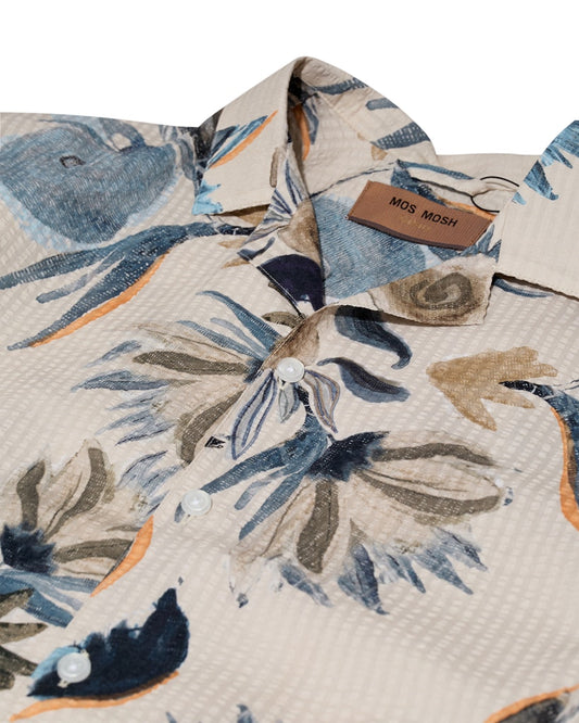 Joel Haiku Seer SS Shirt - Ecru