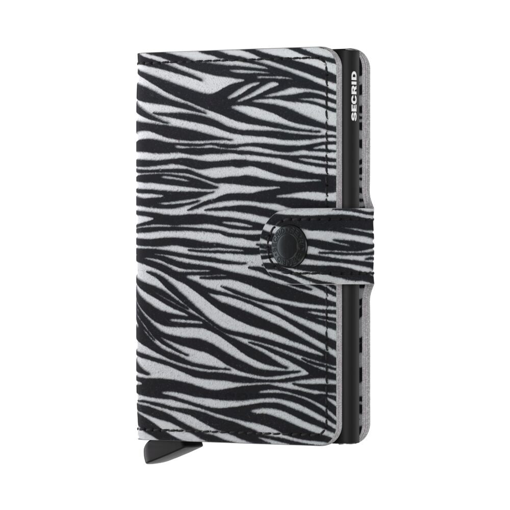 Mini Wallet - Zebra Light Grey