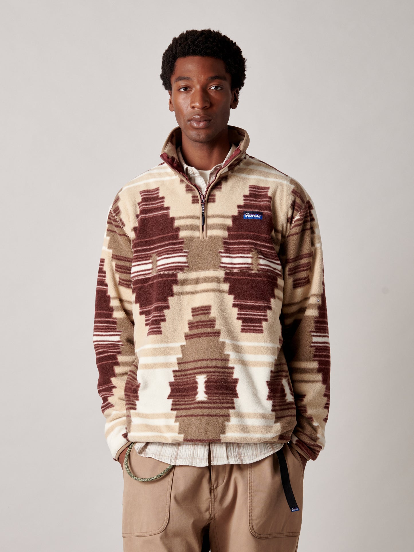 Forefront Fraylock Quarter Zip Fleece - Lead Grey
