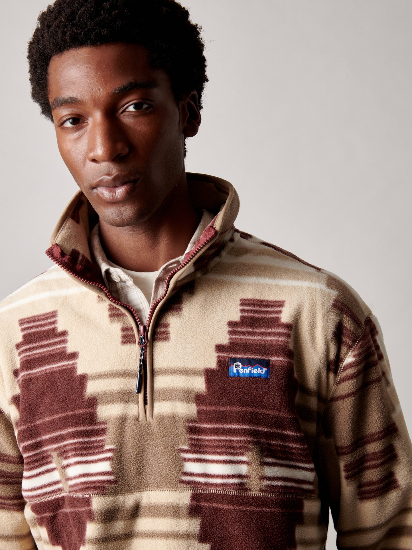 Forefront Fraylock Quarter Zip Fleece - Lead Grey