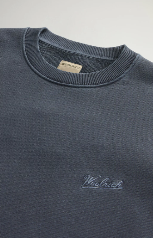 Garment Dyed Crewneck Sweatshirt - Melton Blue