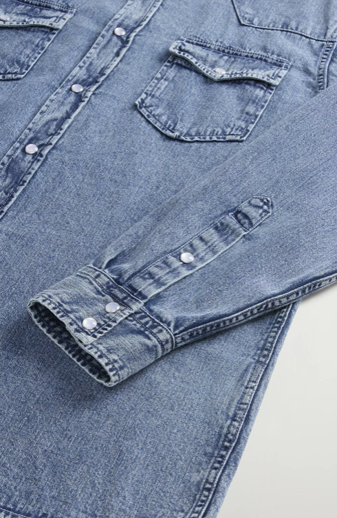 Bleached Denim Shirt