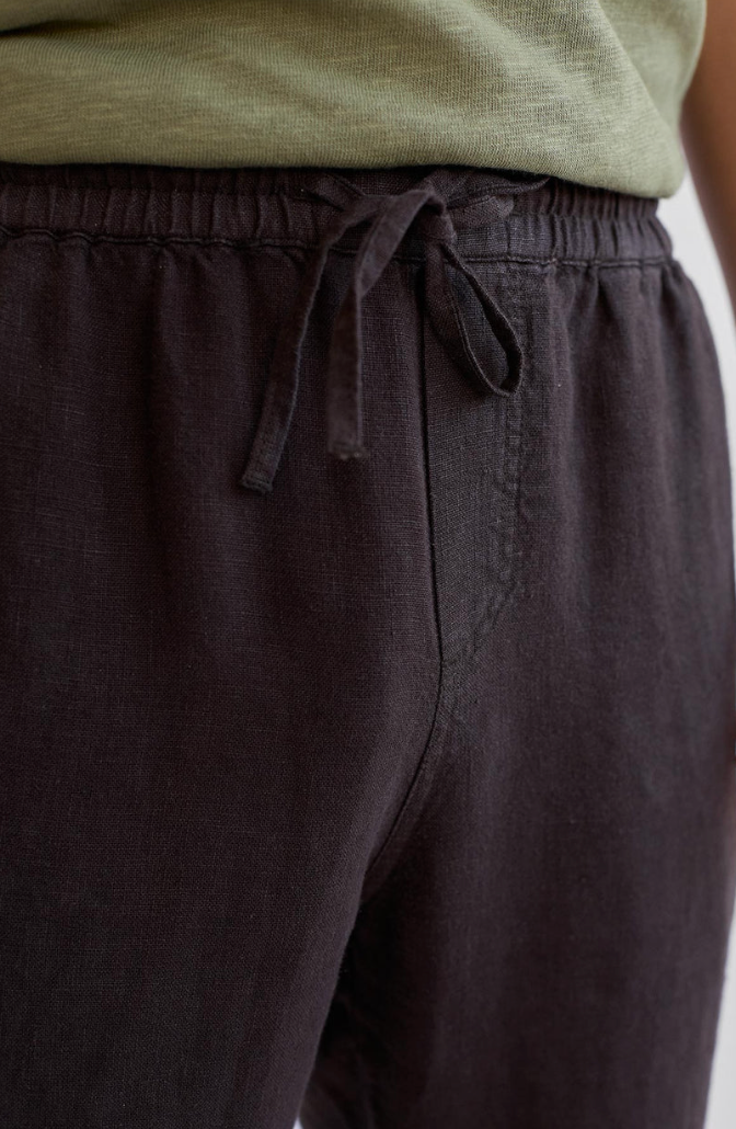 Kotomo Linen Trouser - Brown Earth