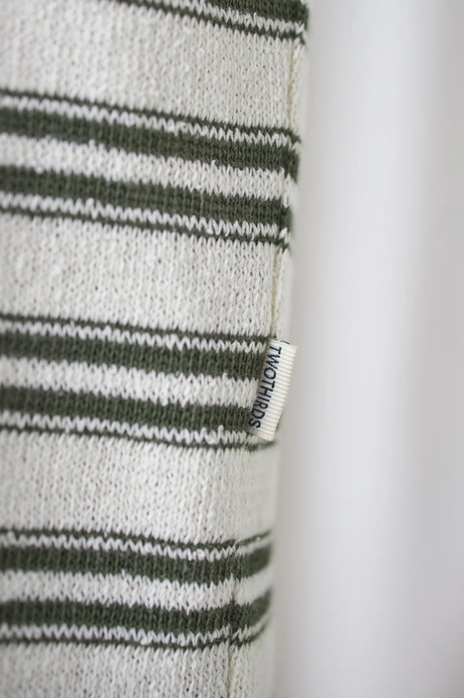 Wight Tee Shirt - Green Stripes