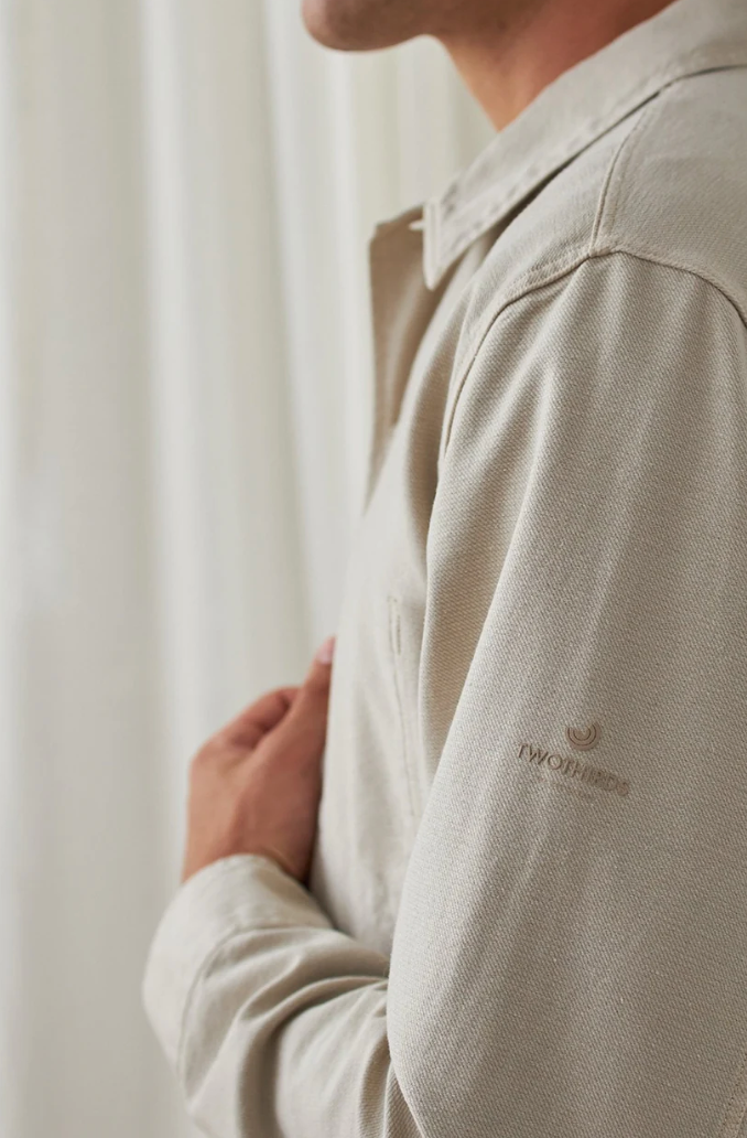 Blanca Overshirt - Feather Grey