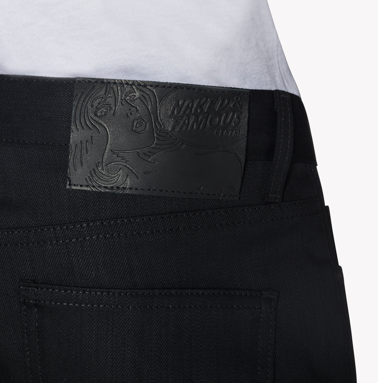 Super Guy - Black Power Stretch Jeans