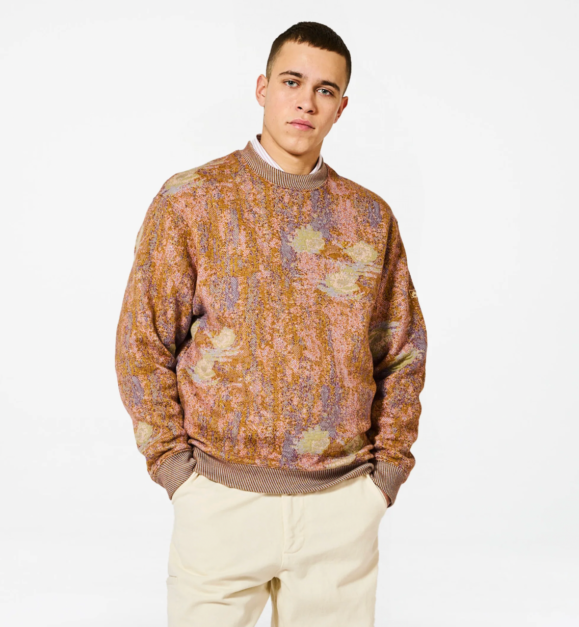 Pac Nympheas Sweatshirt - Multi Khaki