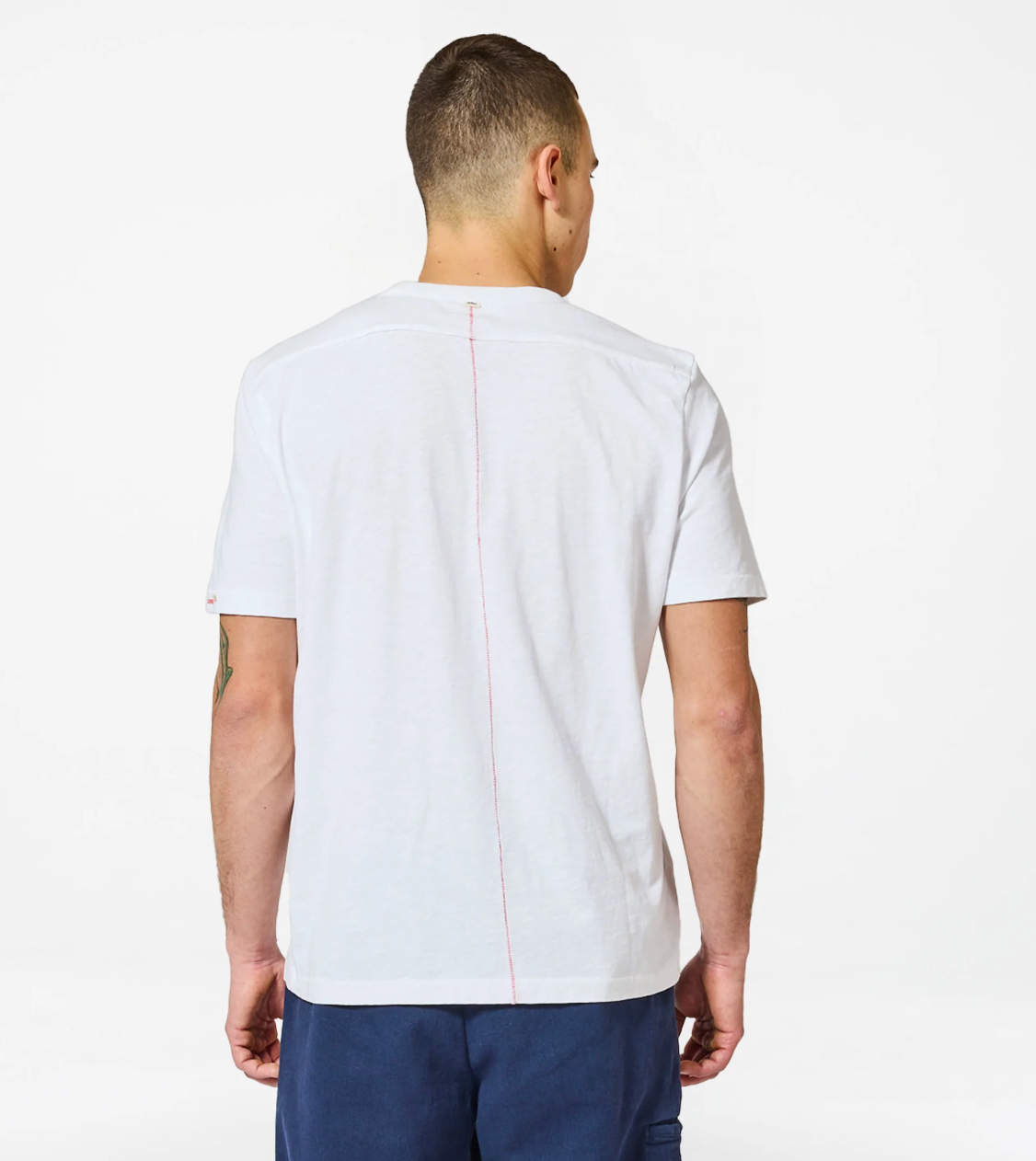Rodger Bloom Tee - White Pink