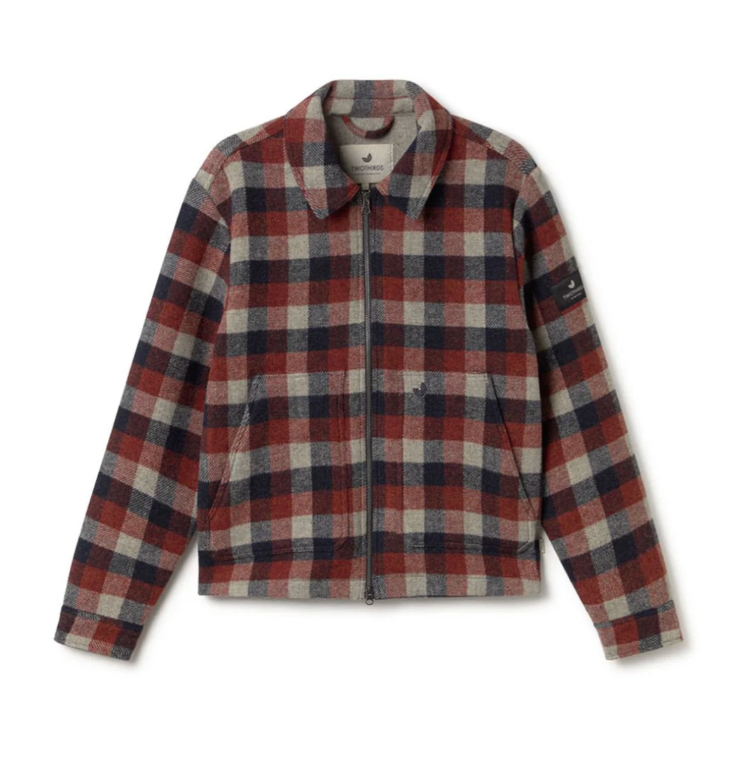 Ballycuggeran Jacket - Navy/Red Checks