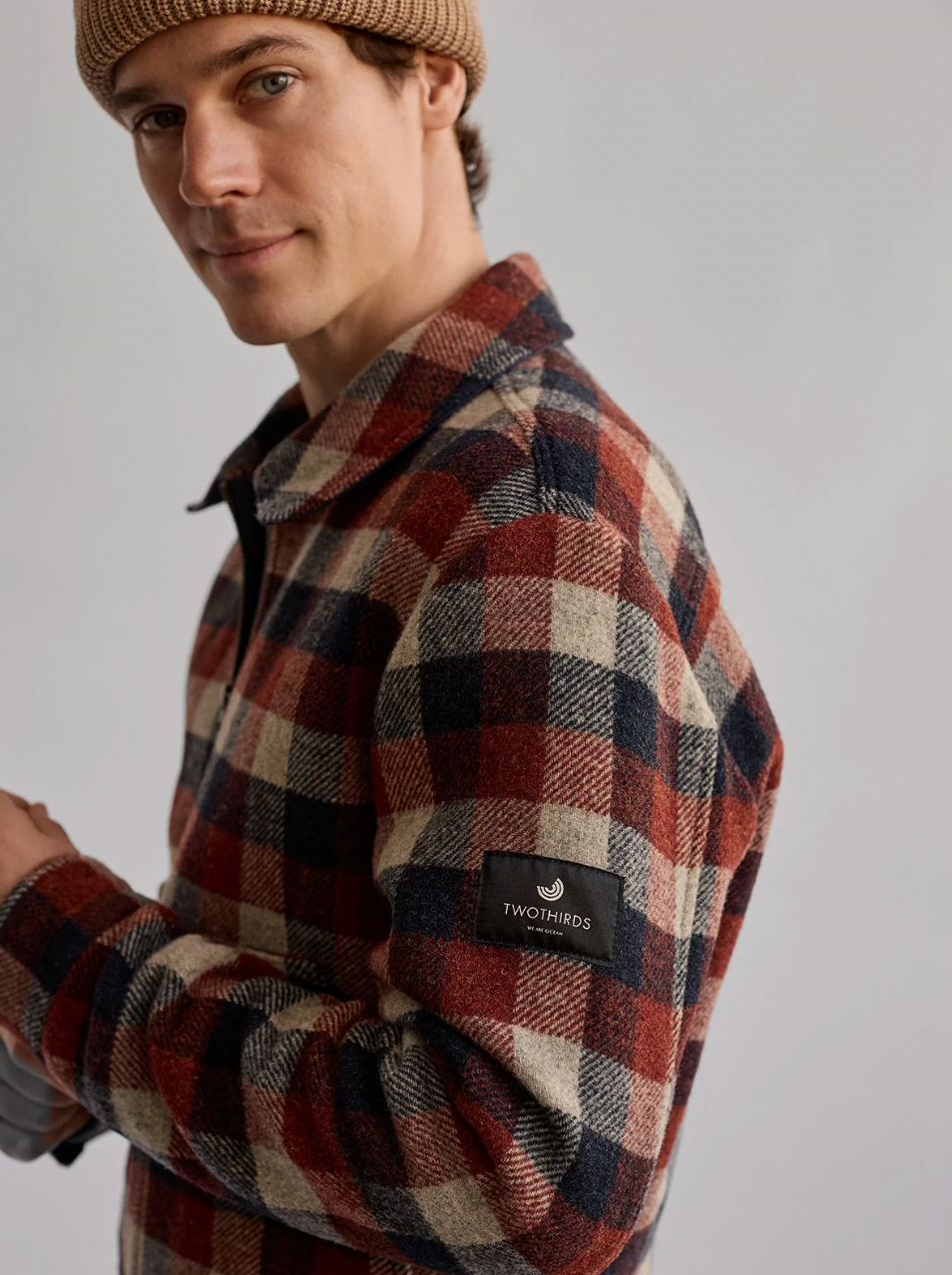 Ballycuggeran Jacket - Navy/Red Checks