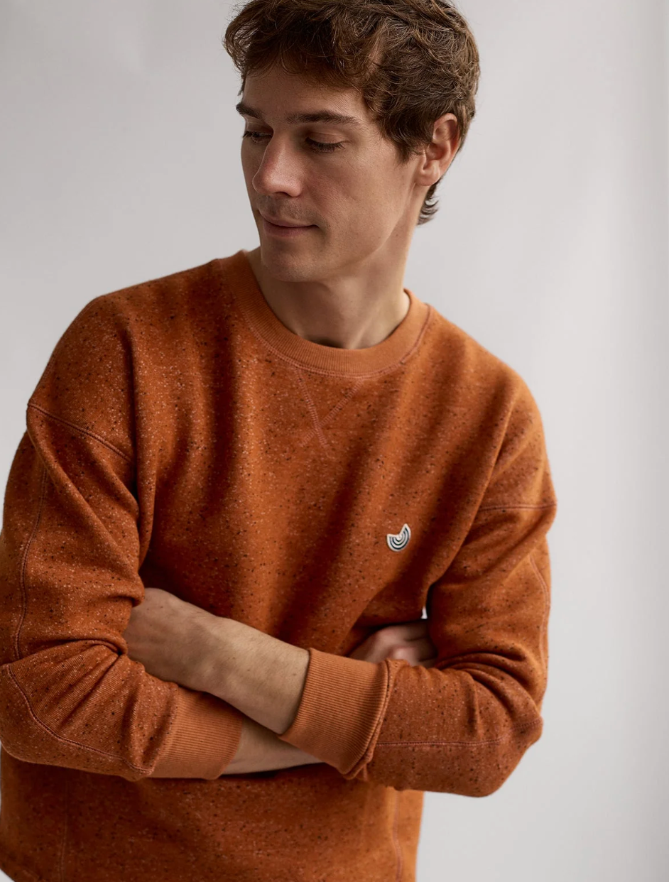 Dundrum Sweater- Umber Orange