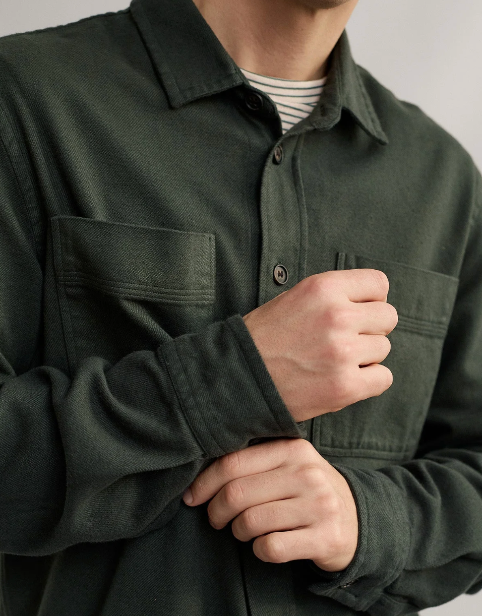 Taylor Flannel Shirt - Dark Green