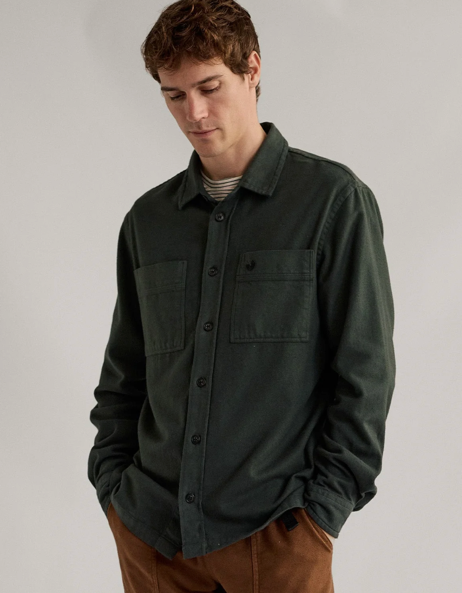 Taylor Flannel Shirt - Dark Green