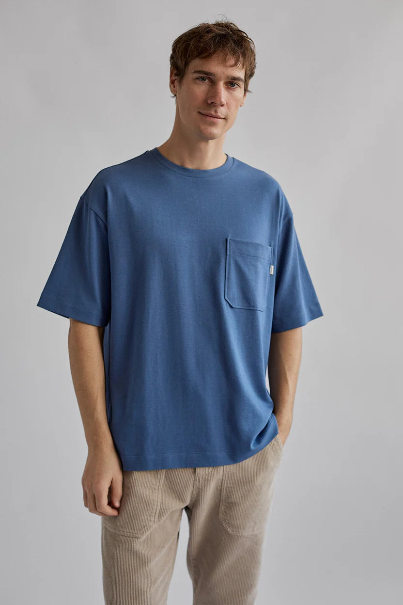 Whitestrand Tee - Vintage Indigo