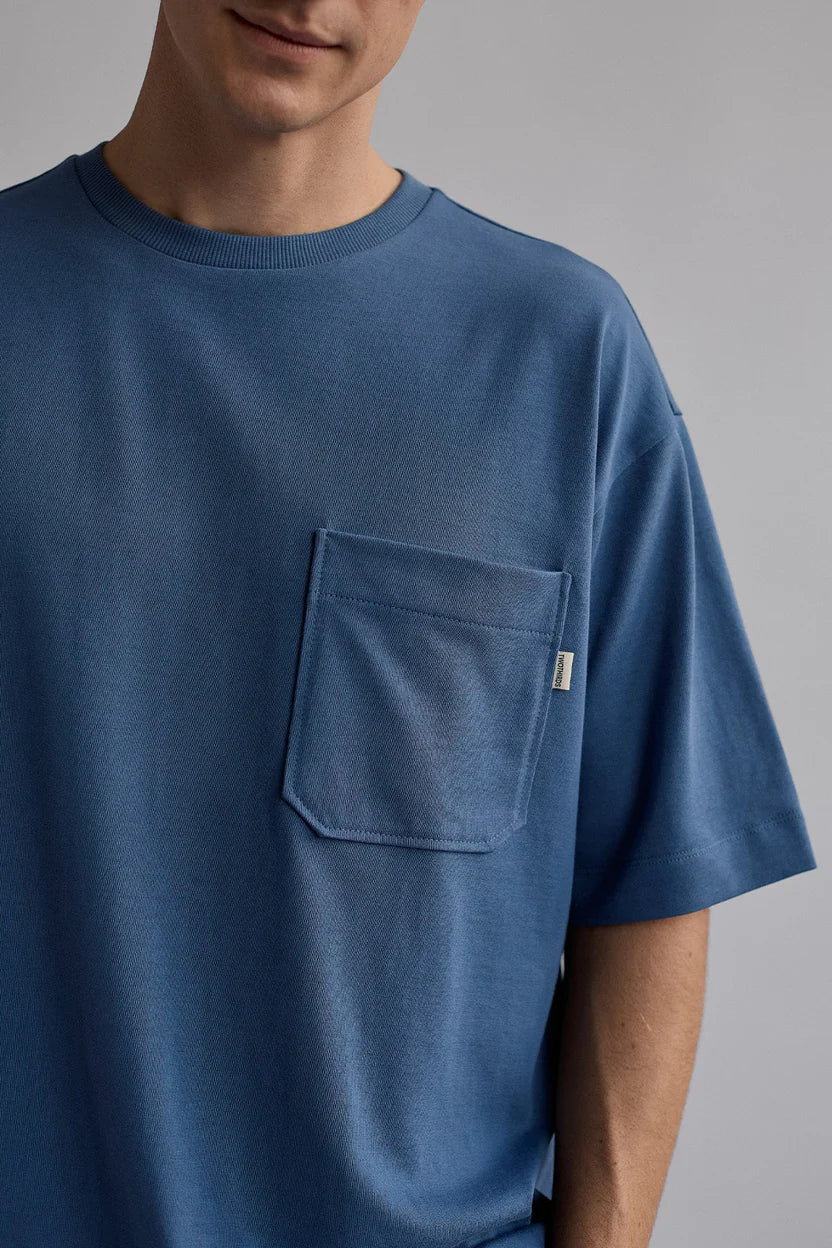 Whitestrand Tee - Vintage Indigo