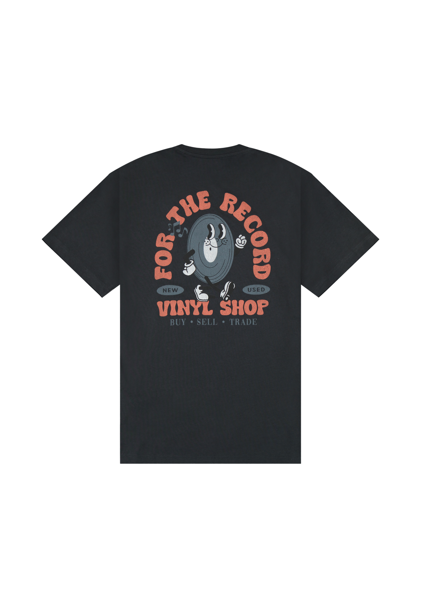 Vinyl Tee - Washed Black