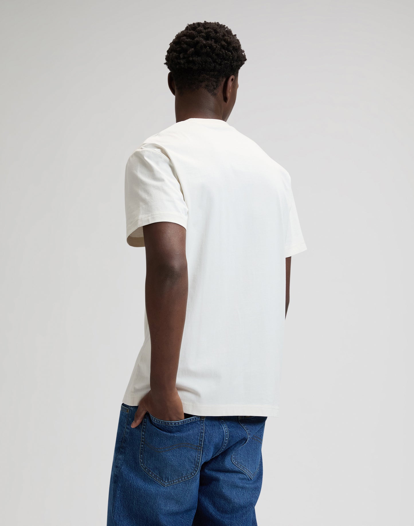 SS Small Logo Tee - Natural