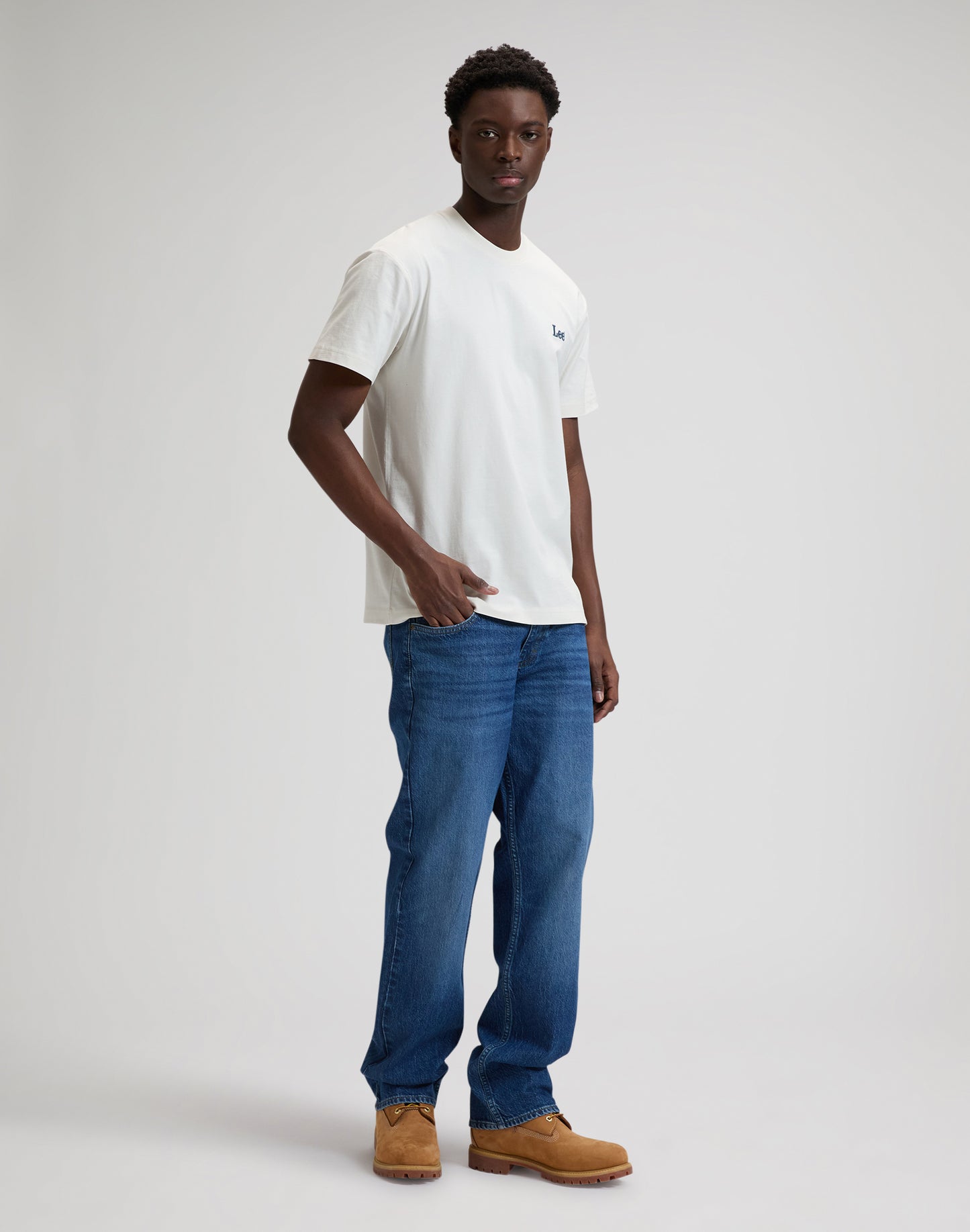 SS Small Logo Tee - Natural