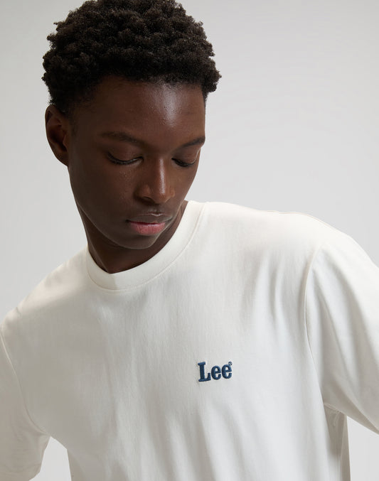 SS Small Logo Tee - Natural