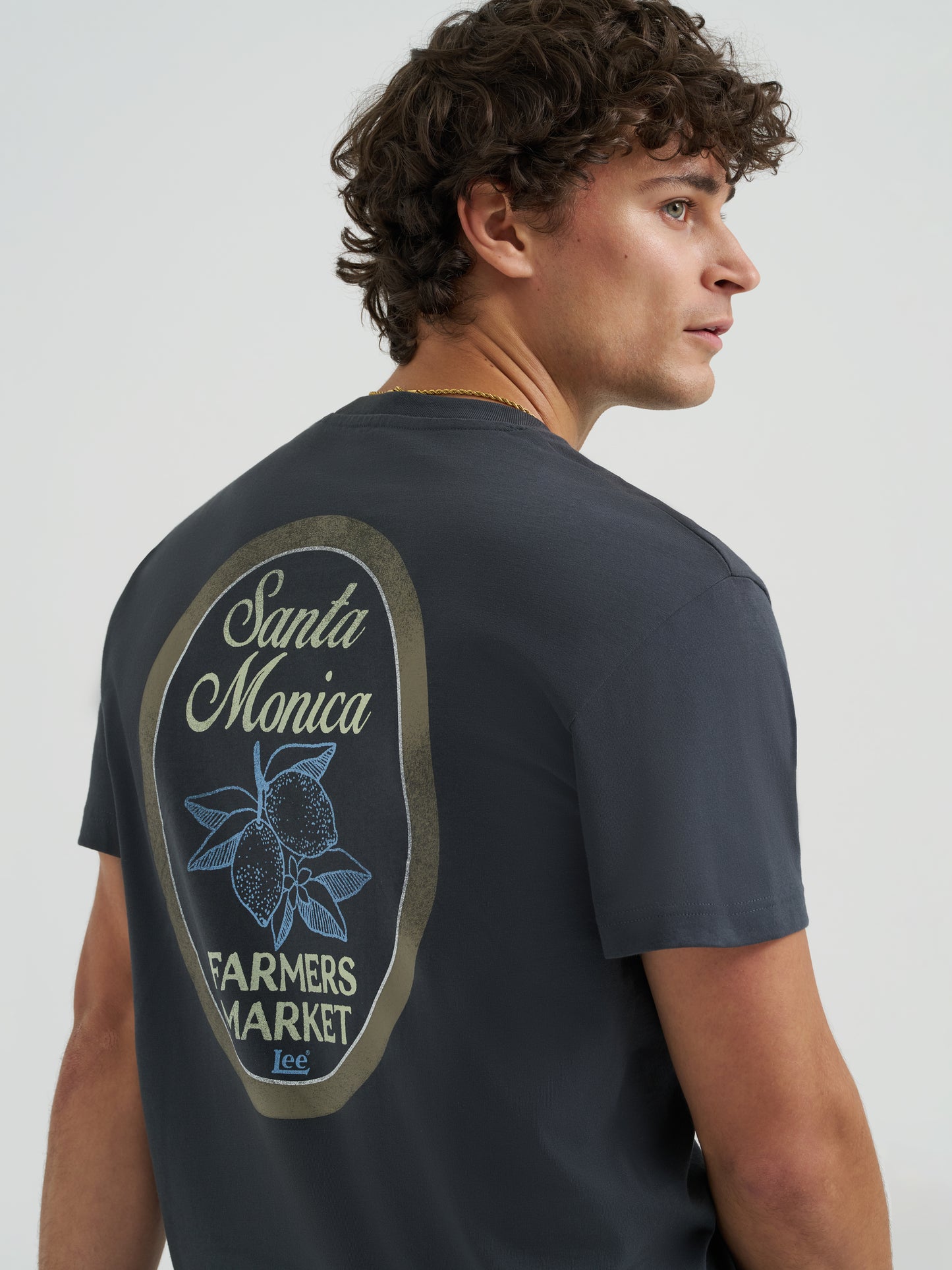 Santa Monica Tee - Washed Black