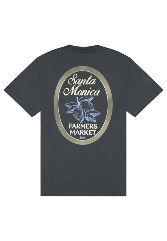 Santa Monica Tee - Washed Black
