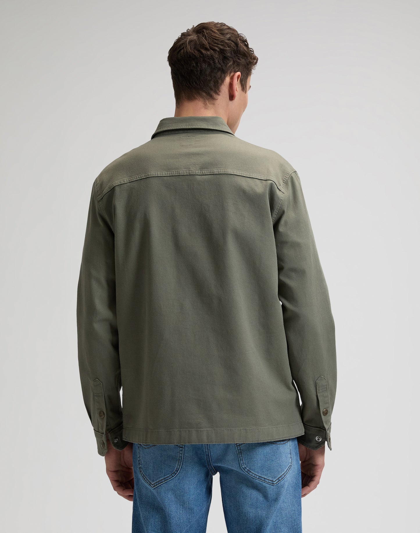 Relaxed 2 Pocket Overshirt - Lichen Olive