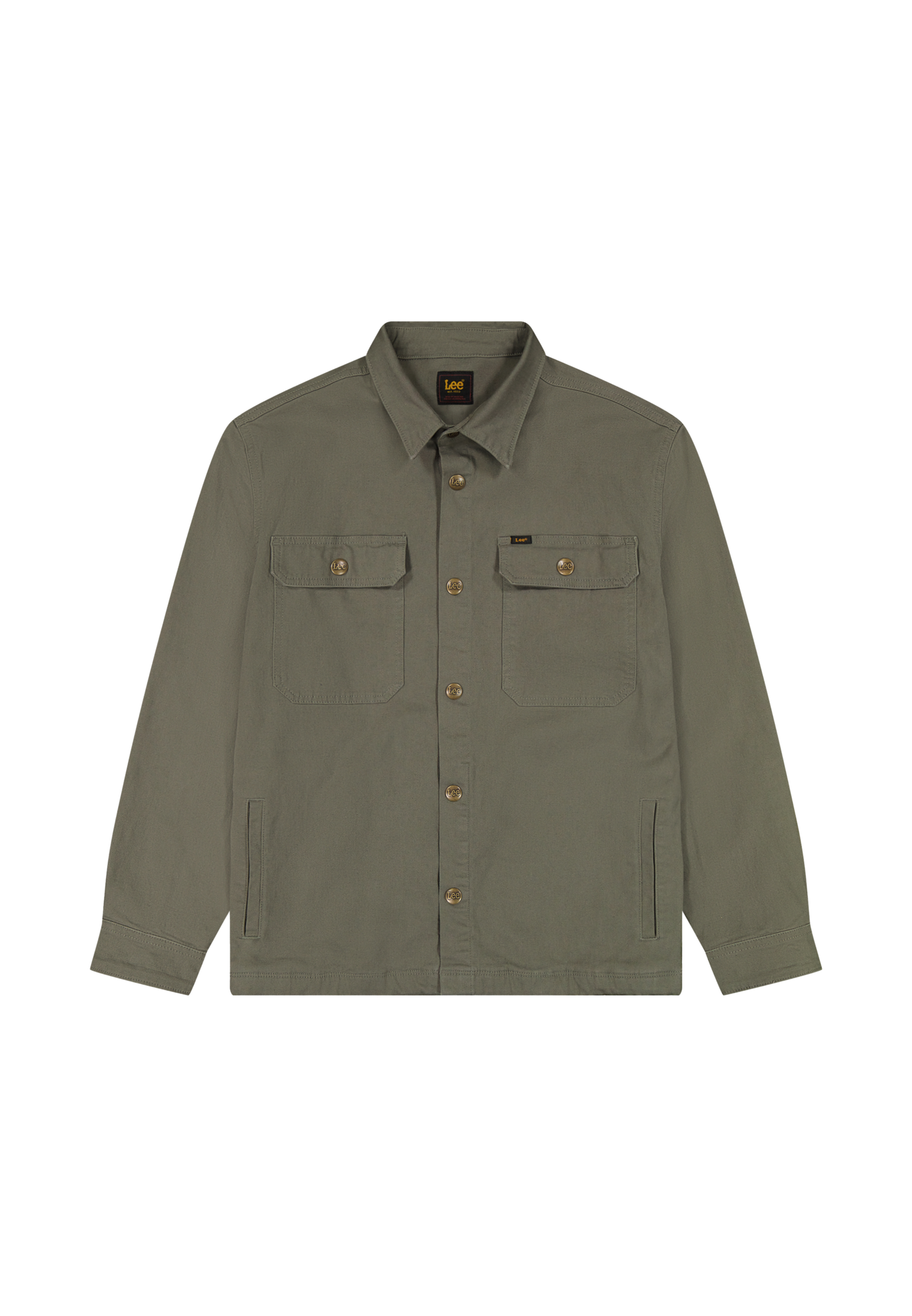 Relaxed 2 Pocket Overshirt - Lichen Olive
