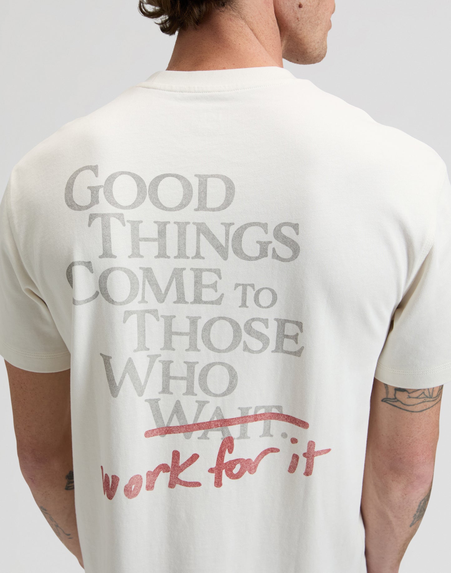 WW Work For It Tee - Natural