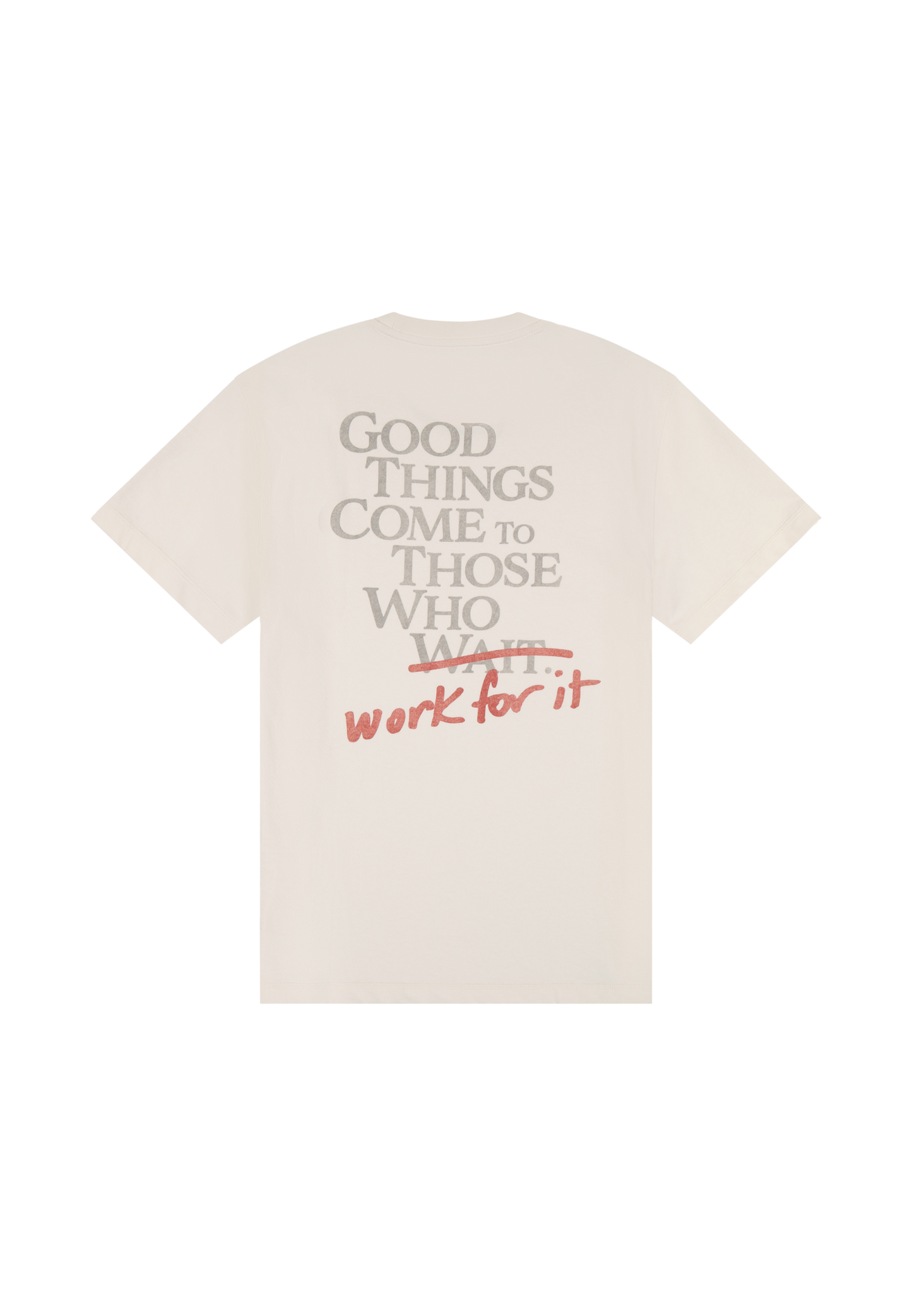 WW Work For It Tee - Natural
