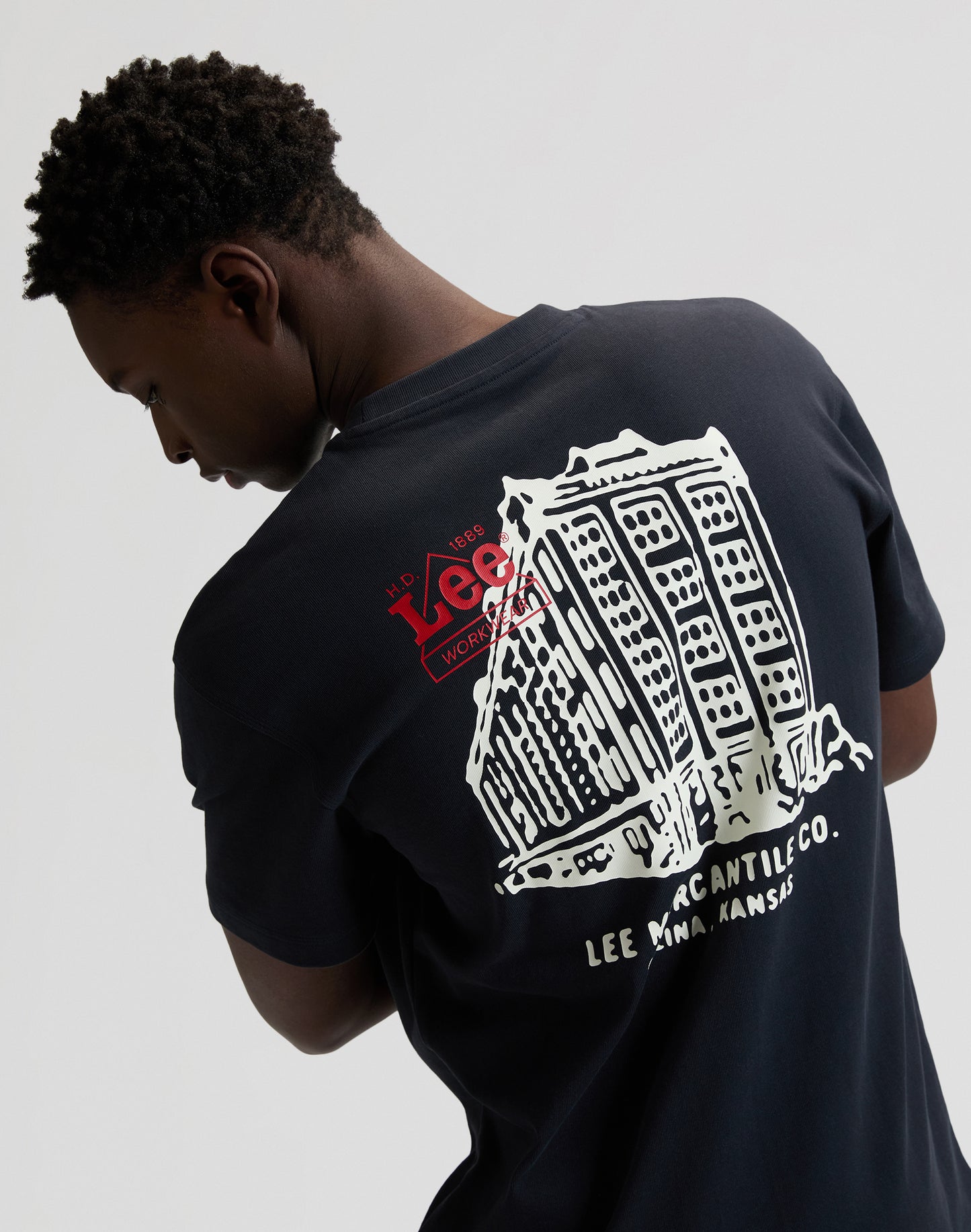 Workwear Building Tee - Rebel Navy