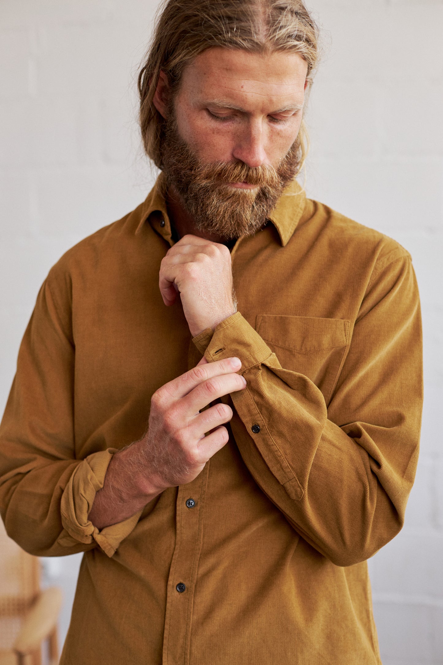 Cook Corduroy Shirt - Golden Brown