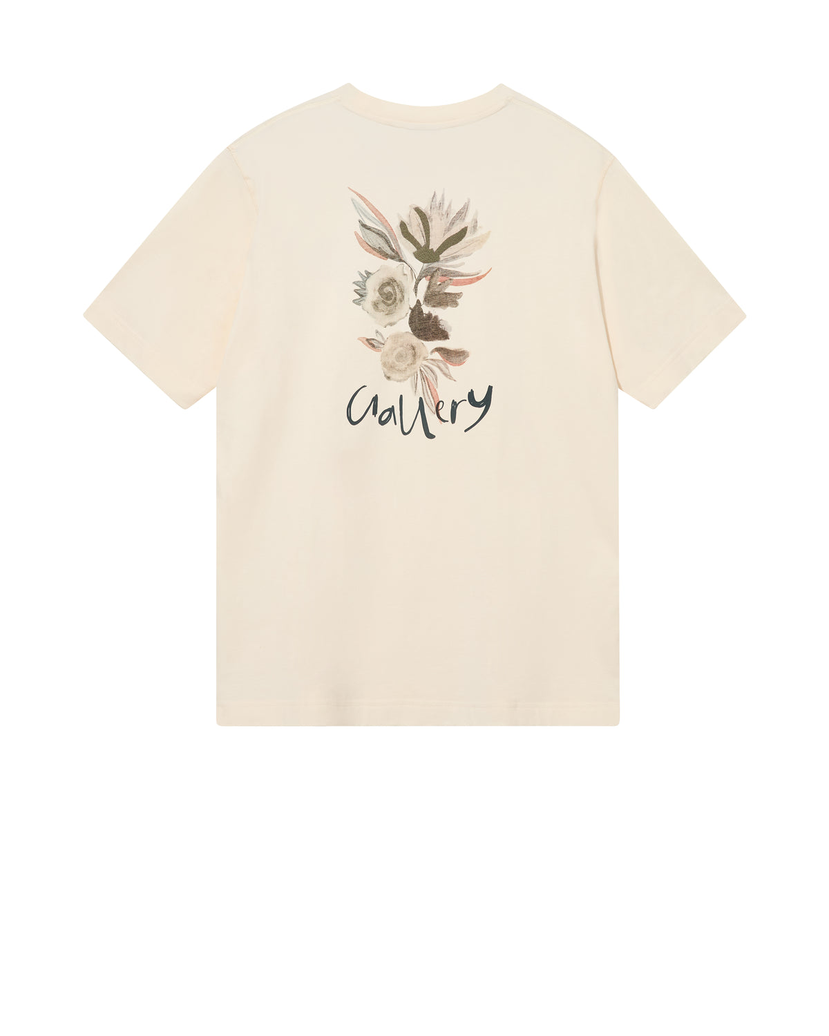 Motion Flower Tee - Ecru