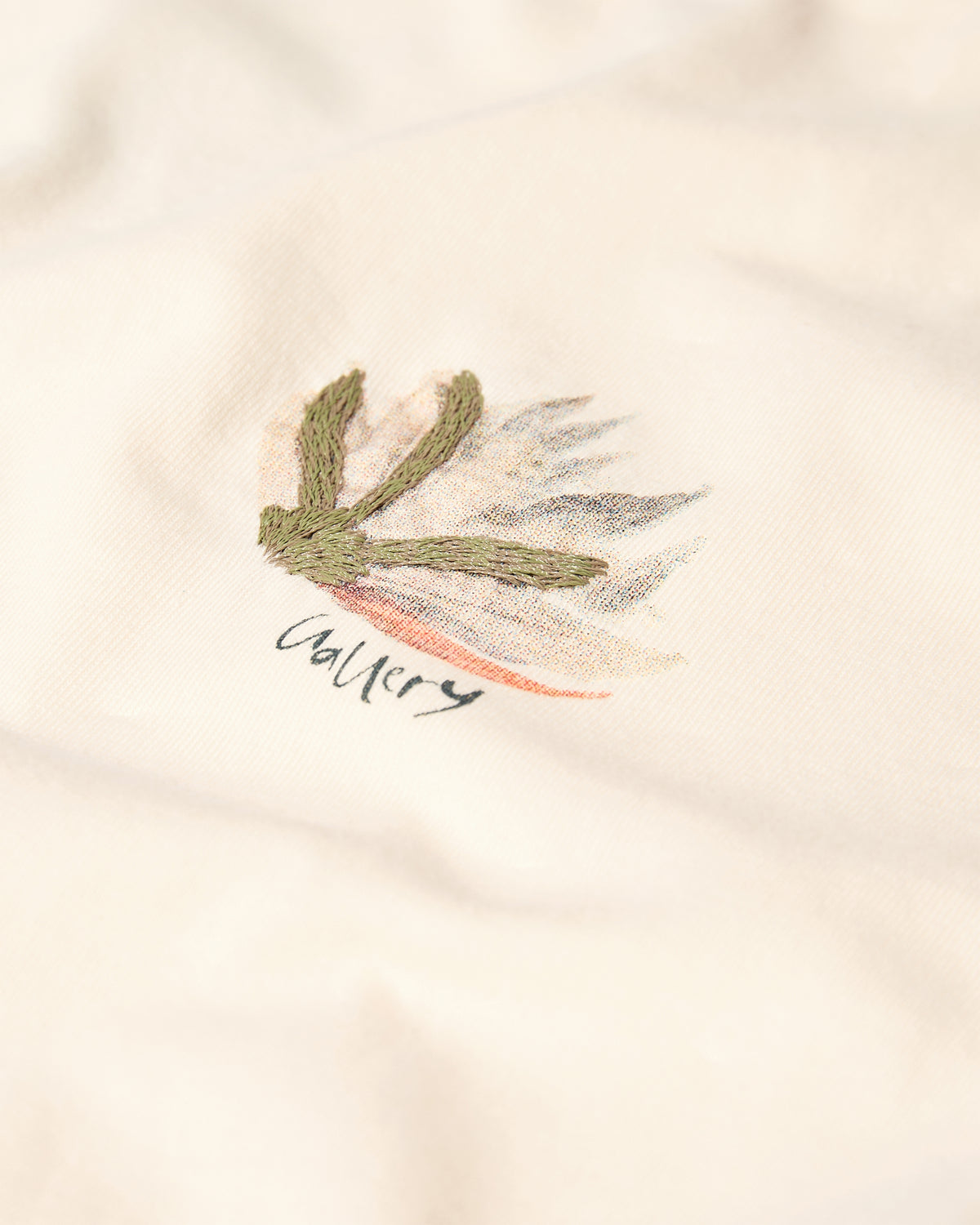 Motion Flower Tee - Ecru