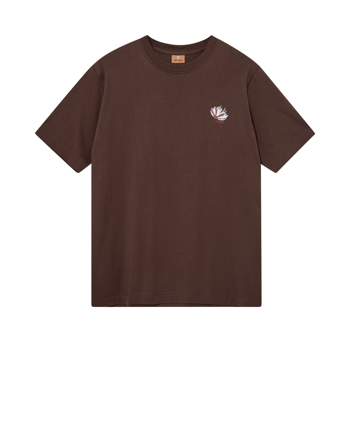 Motion Flower Tee - Chocolate