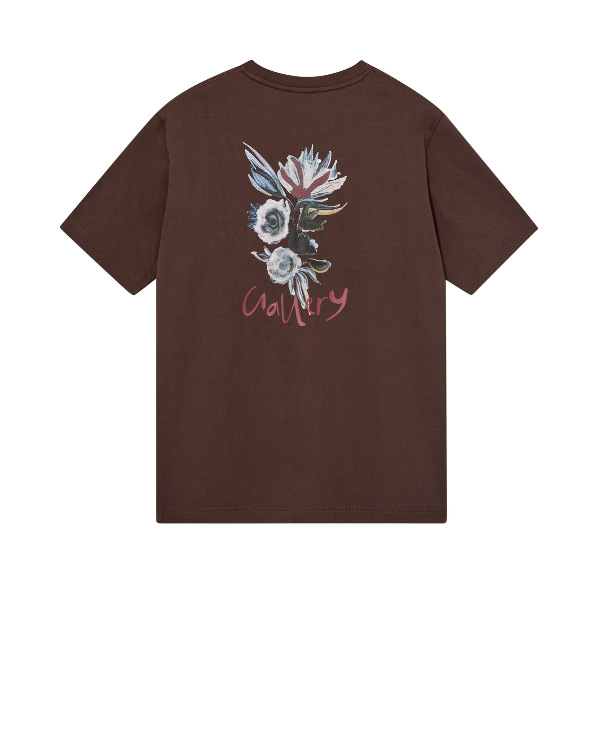 Motion Flower Tee - Chocolate