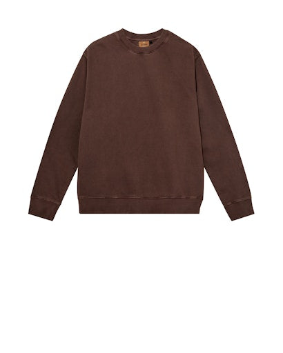 French Faded Sweatshirt - Chocolate Brown