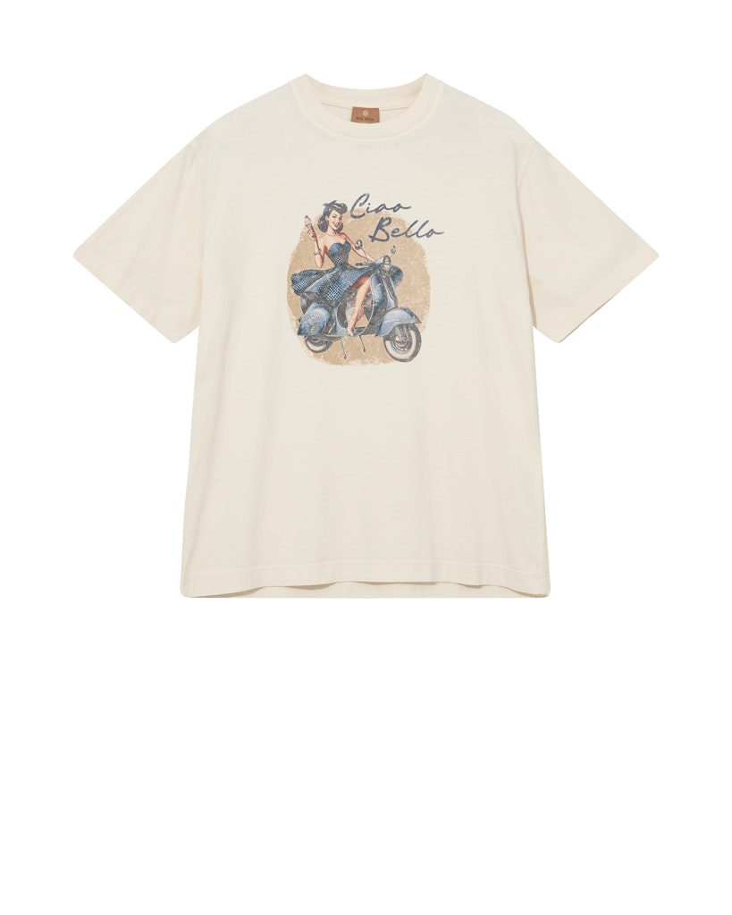 Ciao O-SS Tee - Ecru