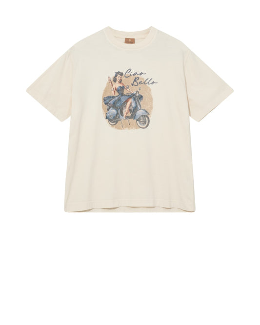 Ciao O-SS Tee - Ecru