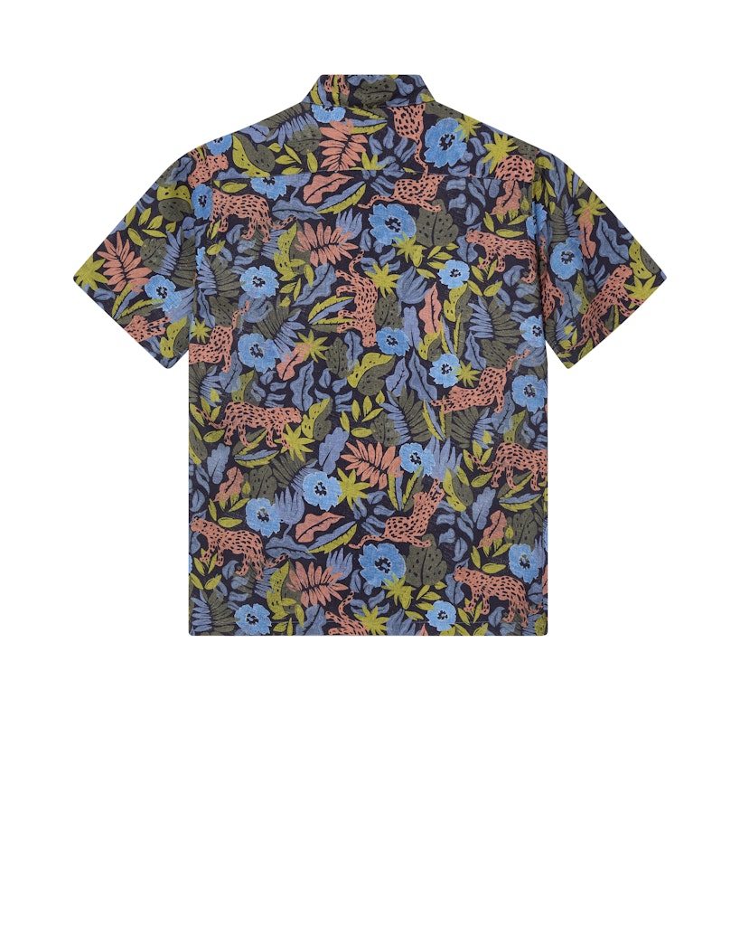 Babel Wild SS Shirt - Salute Navy